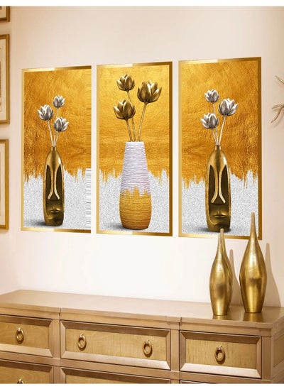 Buy Flower Wall Art Painting, Framed Floral Paintings For Living Room in UAE