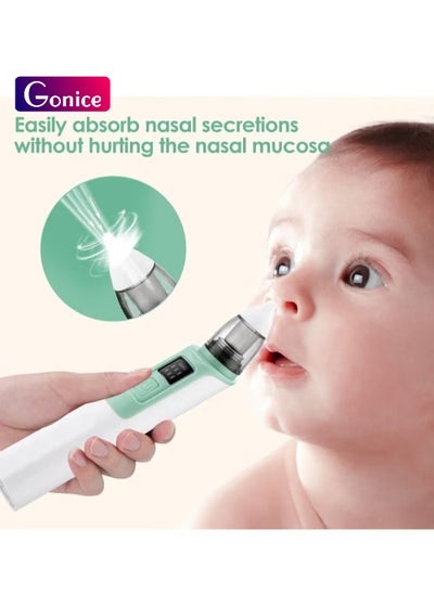 Buy Rechargeable Baby Nose Cleaner Silicone Adjustable Suction Electric Child Nasal Aspirator Health Safety Convenient Low Noise in Saudi Arabia