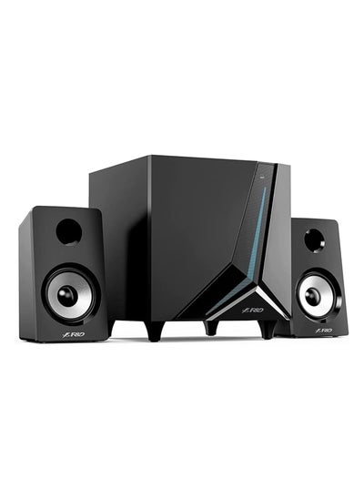 اشتري F&D F670X 60W 2.1 Computer Multimedia Speaker with Subwoofer , Supporting BT/AUX/USB/FM/Coaxial/NFC , Gaming sound effects. RGB Multi-Color Lighting Mode في السعودية