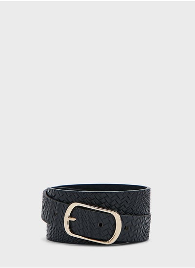 Buy Woven Embossed Belt in UAE