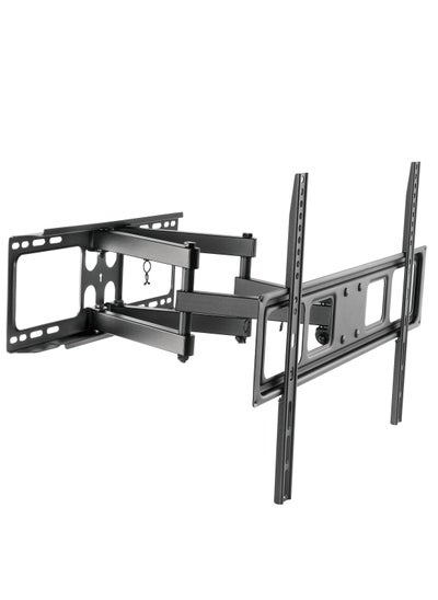 Buy Full Motion TV Mount for Most 32-75 inch TVs, TV Bracket Dual Swivel Articulating Arms Extension Tilt Rotation, Max VESA 600x400mm, 16" Wood Stud, Holds up to 132lbs in Saudi Arabia