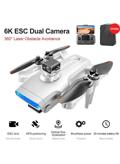Buy LU9 PRO MAX HD Photography Drone Camera with GPS Multi function return in UAE