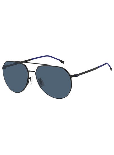 Buy Men's UV Protection Aviator Sunglasses - Boss 1404/F/Sk Mtt Black 61 - Lens Size 61 Mm in Saudi Arabia