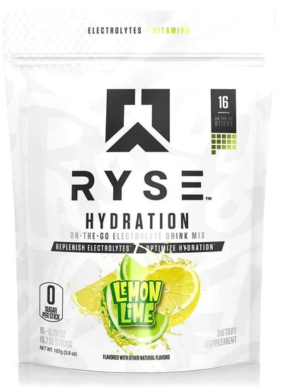 Buy Hydration Electrolytes Sticks, Lemon Lime, 16 Sticks in UAE