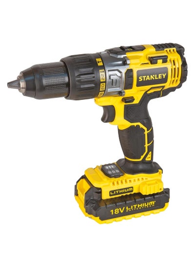 Buy STANLEY Power Tool, Cordless 18V Li-Ion Hammer Drill, STDC18LHBK-B5 in Saudi Arabia