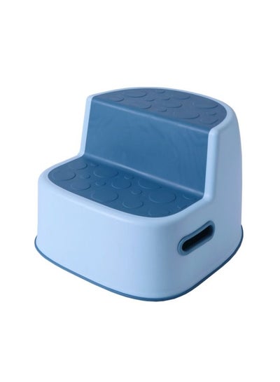 Buy Potty Training Step Stools For Kids Toddler Use In The Bathroom Or Kitchen Non Slip Double Foot Chair in UAE
