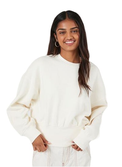 Buy French Terry Drop-Sleeve Pullover in Egypt