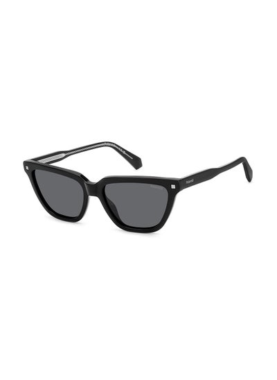 اشتري Women's Polarized Rectangular Sunglasses - Pld 4157/S/X Black Millimeter - Lens Size: 55 Mm في السعودية