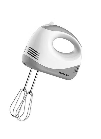 Buy TORNADO Hand Mixer 120 Watt 5  White HM-120T in Egypt