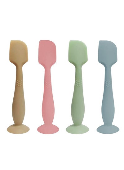 Buy Baby Diaper Cream Spatula Applicator 4 Pack oft Silicone Baby Paste Spatula Mini Rash Cream Brush in Saudi Arabia