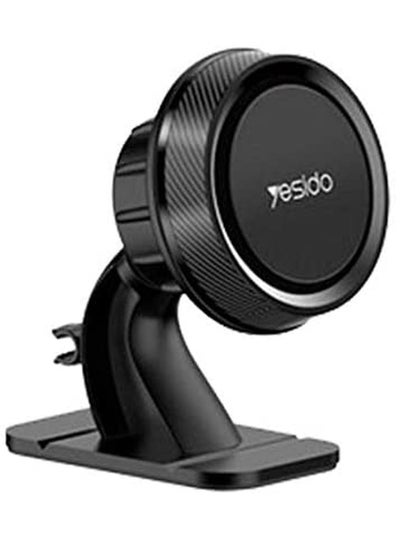 اشتري Yesido C60 Magnetic Car Phone holder For For iphone and Smat Phone with 360 Degree Magnetic holder in Air Vent and Mount Car holder - Black في الامارات