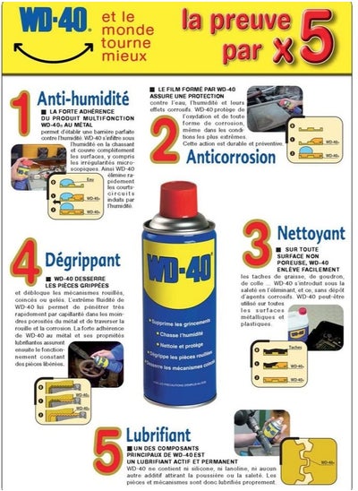 اشتري WD-40 مزيل صدأ متعدد الاستخدامات بحجم 100مل في مصر