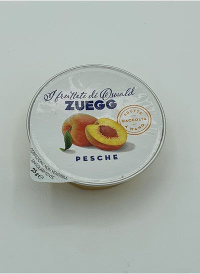 Buy Zuegg Peach Extra Jam Single Portions, 25g Perfectly Portioned Italian Juice in UAE