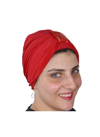 Buy Amera red turban in Egypt