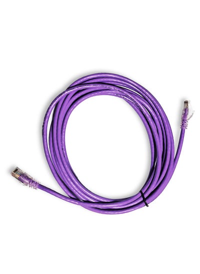 Buy Cat6 Networking Cable UTP (P500- 5M -Purple) , Data Transfer Rates of up to 1000 Mbps , PC and Macintosh Compatible , Hi-Flex Connectors for maximum cable flexibility , compliant with TIA/EIA 568C.2 , made in Taiwan in Egypt