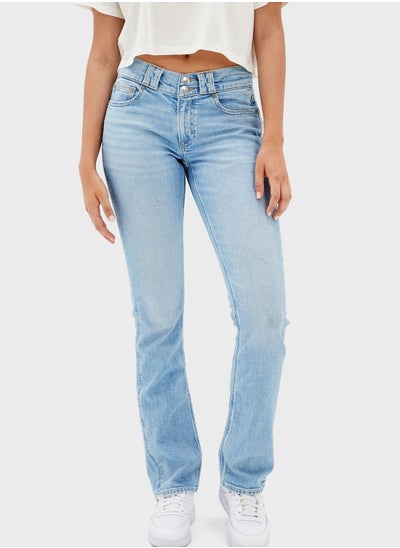 Buy Flared Bottom Jeans in UAE