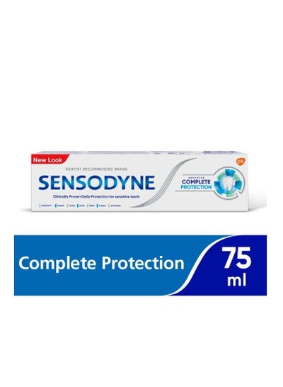 Buy Toothpaste For Sensitive Teeth Advanced Complete Protection 75ml in Saudi Arabia