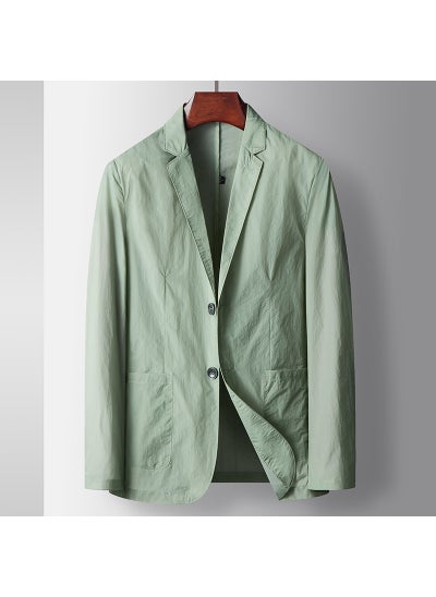 Buy Mens Casual Blazer Lightweight Spring 2024 Light green in Saudi Arabia