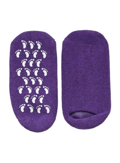 Buy Laikou Gel Socks To Moisturize And Soften Feet violet in Saudi Arabia