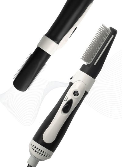 Buy ULIOVA Hair Straightening Dryer Comb Brush Black White in Saudi Arabia