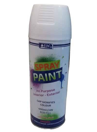 اشتري All Purpose Spray Paint White 400ml في السعودية