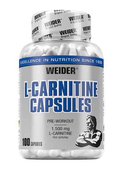 Buy L-Carnitine – 100 Capsules – Fat Metabolism & Energy Booster for Weight Management in UAE