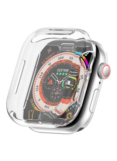 Buy Protective Cover For Apple Watch Series 10 42mm All-inclusive Plating TPU Watch Case(Transparent) in UAE