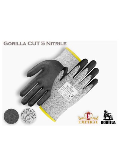 Buy Gorilla Cut 5 Nitrile SL Gloves in UAE