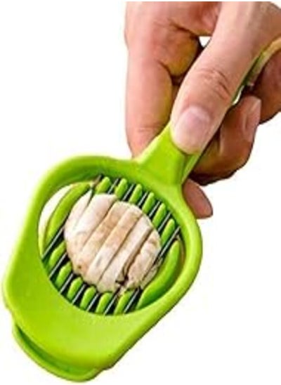 اشتري Handheld Mushroom and Egg Cutter - Green في مصر