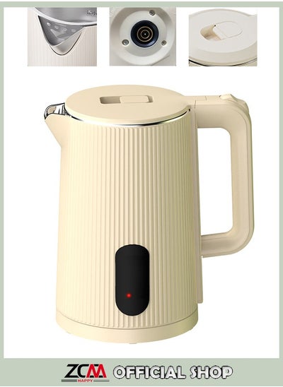 Buy Electric kettle, Stainless Steel Design,Fast Boiling, Perfect For Home and Office use, Hot Water Kettle 1.8L in UAE