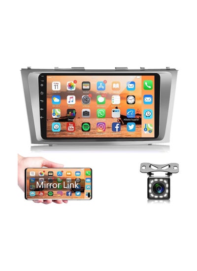 Buy Android Car Stereo for Toyota Camry 2006 2007 2008 2009 2010 2011 1GB RAM 32GB ROM MirrorLink WiFi BT, 9 Inch IPS Touch Screen with Backup Camera Included in UAE