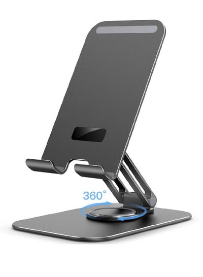 Buy Jmary MK60 Rotating Stable and Antiskid wide compatibility foldable Desktop Holder For Mobile and Tablet in UAE