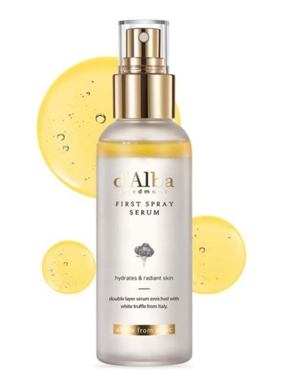 Buy d'Alba Italian White Truffle First Spray Serum (Vegan), glowy hydrating serum face mist, dalbamist in Saudi Arabia