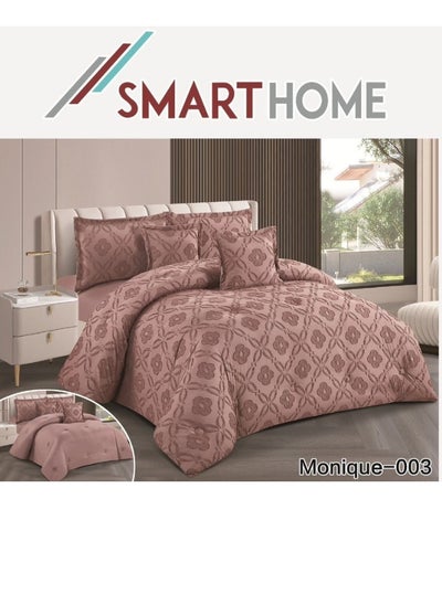 Buy Comforter set for one person, two-sided mattress consisting of 4 pieces, comforter 4 pieces, 100% microfiber, comforter size 170 X230 cm in Saudi Arabia