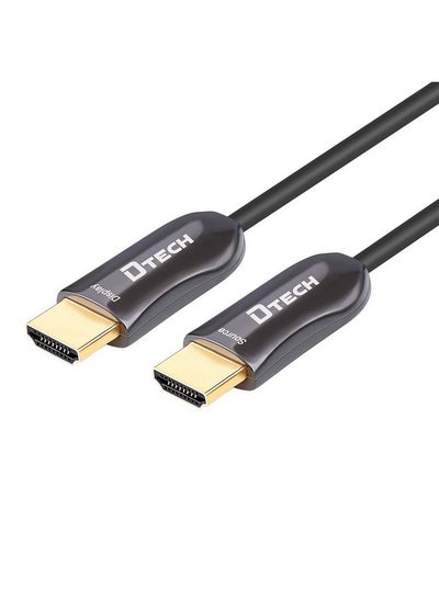 Buy 4K Fiber Optic Hdmi Cable 50Ft Long Thin Optical Hdmi 2.0 Cable 4K60Hz 18Gbps High Speed Slim Uhd Video Cord 50 Feet For Monitor Projector in Saudi Arabia