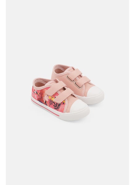 اشتري Toddlers Girl Velcro Closure Frozen Print Shoes, Blush Combo في الامارات