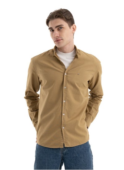 Buy Shirt Men's, Stylish, Oxford Cotton , Bronze in Egypt