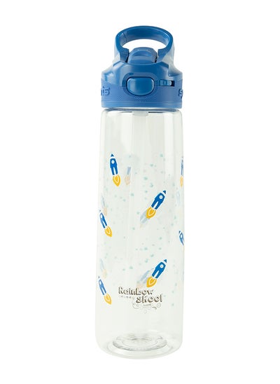 Buy Tritan Water Bottle, Rocket, Blue, 750 ML in UAE