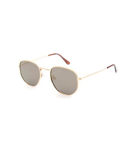 Buy Unisex UV Protection Sunglasses EE24M120-2 - Gold/Brown in Saudi Arabia