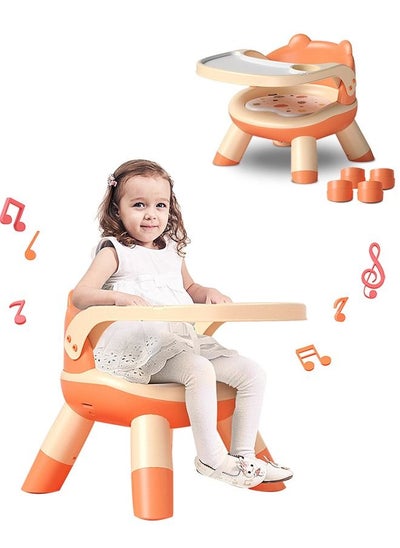 Buy Toddler Dining Chair Adjustable Height Multifunctional Baby Game Chair in Saudi Arabia