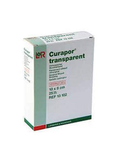 Buy Lr Curapor Transparent Wound Dressing 10X8Cm 13102 in UAE