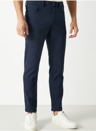 Buy Essential Slim Fit Pants in Saudi Arabia