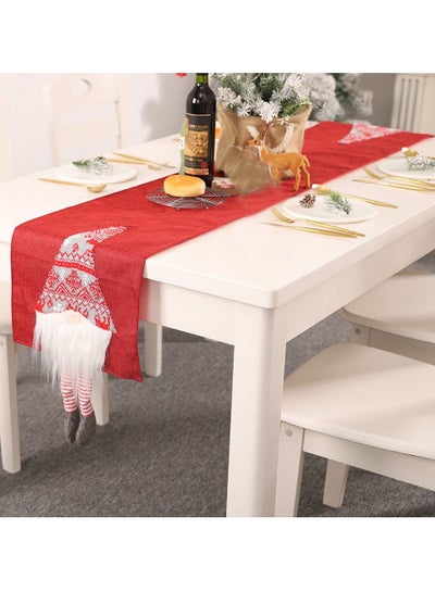 Buy Christmas Decorative Table Runner For Dinner Party (Size 180×33CM) in UAE