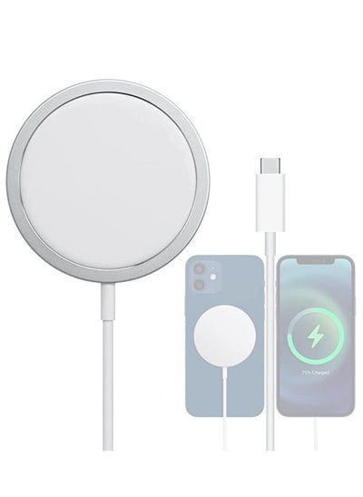 اشتري MagSafe Charger【MFI/UACK Certified】iPhone USB C Fast Charging,Wireless Magnetic Fast PD Charging up to 15W Compatibility with iPhone 14,14 Plus,14 Pro,14 Pro Max iPhone 13,12 series,AirPods Pro2 في الامارات