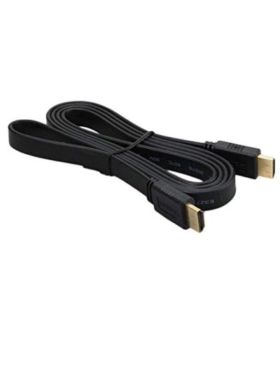 Buy High Speed HDMI HD Flat Cable Black in Egypt