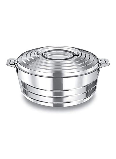 اشتري Hotpot Stainless Steel Casserole Thermal Serving Bowl Keeps Food Hot For Long Time Hamda 1000 Ml في الامارات