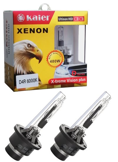 اشتري D4R Xenon HID Bulbs 6000K Cool White HID 4800W Pack of Pair في الامارات