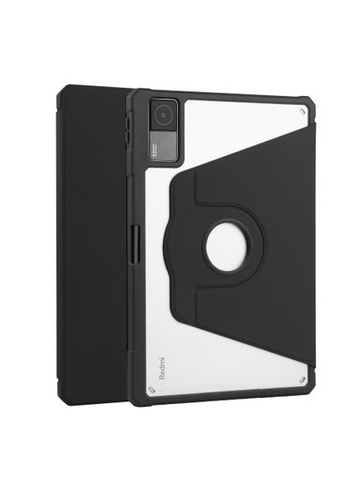 Buy Rotating Flip Cover For Redmi Pad 10.61 Inch Black in UAE