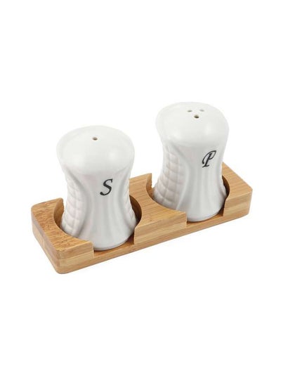 اشتري Porcelain Salt & Pepper Set 16.8 cm في الامارات