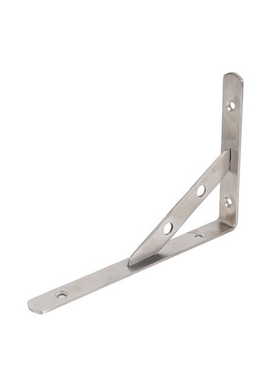 Buy Stainless Steel Bracket - 30x16cm - Heavy-Duty Shelf Brackets - Industrial-Grade Support for Home & Office Shelving - L Shaped Angle Shelf Support, Wall Metal Corner Brace Joint, Kitchen, Garage, Bathroom Display. in Saudi Arabia